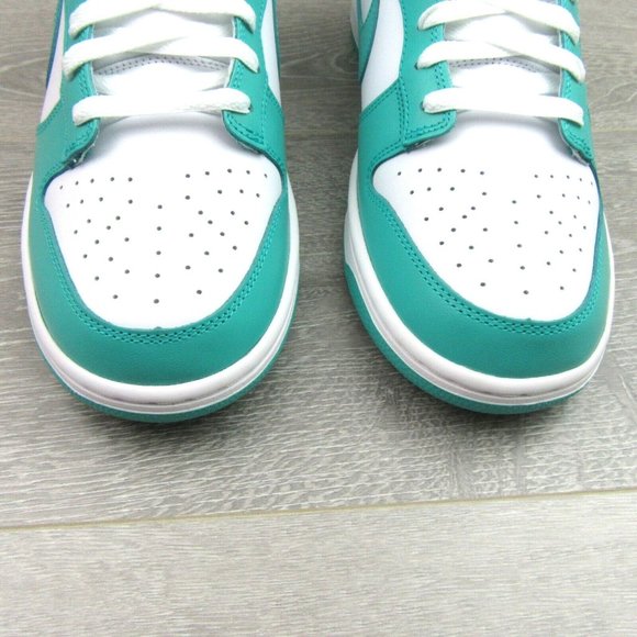 Nike Dunk Low Retro Jade White Sneakers Mens Size 9.5 NEW - Picture 5 of 14
